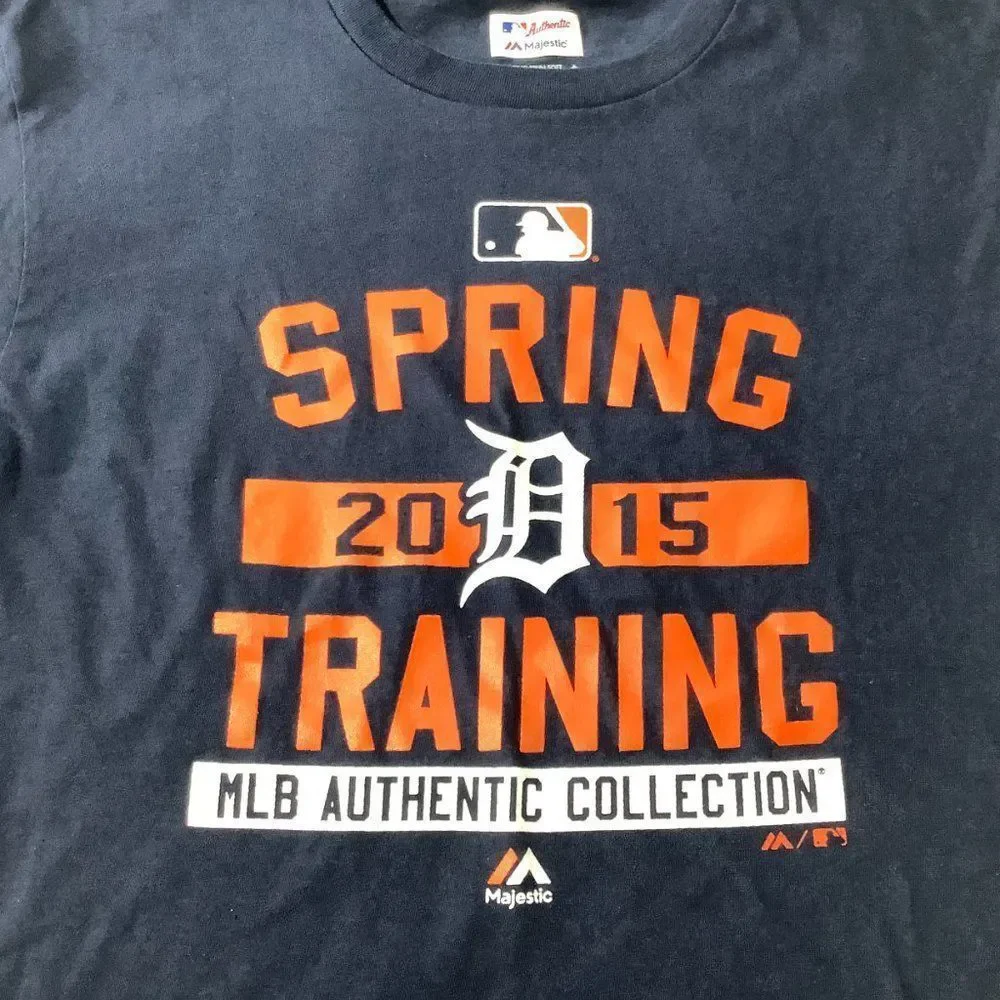 Majestic Detroit Tigers Spring Training Tigertown MLB 2015 tee size large - Picture 3 of 6